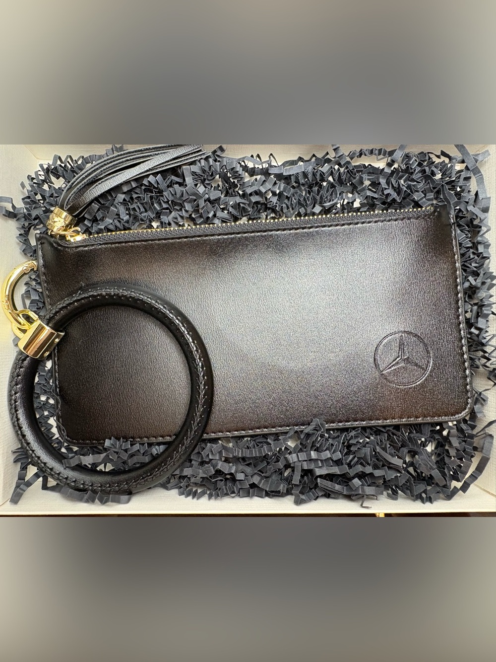 Mercedes Benz Black Wristlet